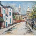 Maurice Utrillo — Монмартр, изображение 2