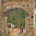 Maurice Utrillo — Старое крыльцо Сен-Бернара, изображение 1