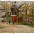 Maurice Utrillo — Мулен-де-ла-Галетт и Сакре-Кер на Монмартре, изображение 2