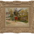 Maurice Utrillo — Мулен-де-ла-Галетт и Сакре-Кер на Монмартре, изображение 4