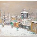 Maurice Utrillo — Мулен-де-ла-Галетт у самой границы, изображение 3