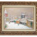 Maurice Utrillo — Мулен-де-ла-Галетт у самой границы, изображение 4