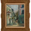 Maurice Utrillo — Красавица Габриэль и улица Сен-Венсан на Монмартре, изображение 2