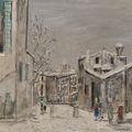 Maurice Utrillo — Дом Мими Пинсон совсем рядом, изображение 1