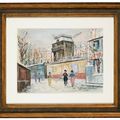 Maurice Utrillo — Мулен-де-ла-Галетт у самой границы, изображение 4