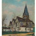 Maurice Utrillo — Церковь Мароля (Эна), изображение 2