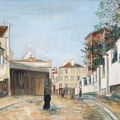 Maurice Utrillo — Улица Норвен, Монмартр, изображение 1