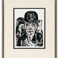 Max Beckmann — Сельбстбилдис в хижине штайфема (автопортрет в шляпе-котелке), изображение 2
