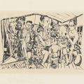Max Beckmann — Ярмаркт (Хофмайер, 191-200), изображение 1