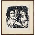 Max Beckmann — Группенбильднис Эденбар (Групповой портрет, бар "Эдем"), изображение 2