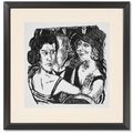 Max Beckmann — Группенбильднис Эденбар (Групповой портрет, бар "Эдем"), изображение 2