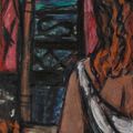 Max Beckmann — Хемдфрау (на балконе), изображение 1