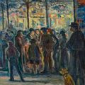 Maximilien Luce — Сцена на улице в Хивере, изображение 1