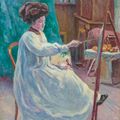 Maximilien Luce — Портрет мадам Джордан в ателье ее сына, изображение 1
