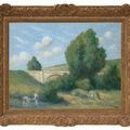 Maximilien Luce — Двое друзей на границе двух стран, изображение 3
