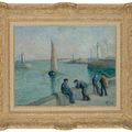 Maximilien Luce — Онфлер, Пешер-сюр-ле-Порт, изображение 4