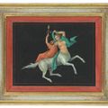 Michelangelo — Аллегорическая фигура верхом на кентавре со связанными руками; Аллегорическая фигура верхом на кентаврице; Женская фигура, кормящая мифологическое существо; и мифологическая пара в драпировках, изображение 2