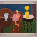 Milton Avery — Интерьер с желтой лампой, изображение 3