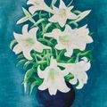 Moise Kisling — Ваза де лис, изображение 1