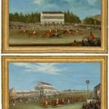 Mr. — Финиш Кубка Гудвуда, 1833 год, с "Рубини" мистера Кента, Ф. Бойс выиграл; и финиш "Дерби Стэйкс", 1833 год, с "Опасным" мистера Айзека Сэдлера, Дж., изображение 1