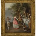 Nicolas Lancret — Праздник шампанского с танцующей парой, изображение 2