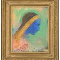 Odilon Redon — Профиль bleu, изображение 4