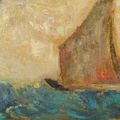 Odilon Redon — Бато в верхнем море, изображение 1