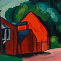 Oscar Florianus Bluemner — Скотный двор, изображение 1