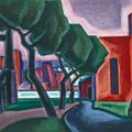 Oscar Florianus Bluemner — Приближение ночи (Хобокен), изображение 1