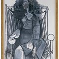 Pablo Picasso — Женская поза в танце без правил, в грисе (Франсуаза), изображение 2