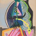 Pablo Picasso — Бюст человека с трубкой, изображение 1