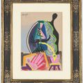 Pablo Picasso — Бюст человека с трубкой, изображение 2