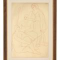 Pablo Picasso — Дебют женщины в вуали, двое друзей вместе, изображение 2