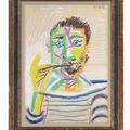 Pablo Picasso — Бюст человека с сигаретой, изображение 2