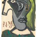 Pablo Picasso — Тет-а-тет с женщиной (Дора Маар), изображение 1