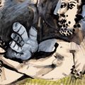 Pablo Picasso — Мужчина и женщина, изображение 1