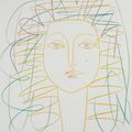 Pablo Picasso — Женский портрет (Франсуаза), изображение 1
