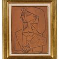 Pablo Picasso — Бюст женщины в профиле, изображение 2