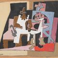 Pablo Picasso — Пьеро и Арлекин, изображение 1