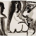 Pablo Picasso — Мужчина и три новые женщины (спереди); Женщина и двое мужчин (сзади), изображение 2