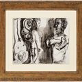 Pablo Picasso — Мужчина и три новые женщины (спереди); Женщина и двое мужчин (сзади), изображение 3