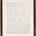 Pablo Picasso — Женский портрет (Франсуаза), изображение 2