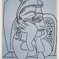 Pablo Picasso — Портрет в одежде Жаклин, изображение 1