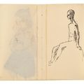 Pablo Picasso — Молодая девушка ( справа ); Этюд для "Сальтимбанков" (оборотная сторона ), изображение 3