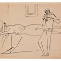 Pablo Picasso — Новая любовь женщины и мужчина, танцующий на флейте со сковороды, изображение 2