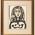 Pablo Picasso — По-женски, по-домашнему (Женщина в черном платье), изображение 2
