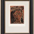Pablo Picasso — Женщина в головной убор с цветами, изображение 2