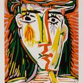Pablo Picasso — Жаклин в головной убор с парусом, изображение 1