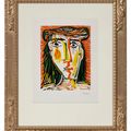 Pablo Picasso — Жаклин в головной убор с парусом, изображение 2