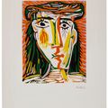Pablo Picasso — Жаклин в головной убор с парусом, изображение 3